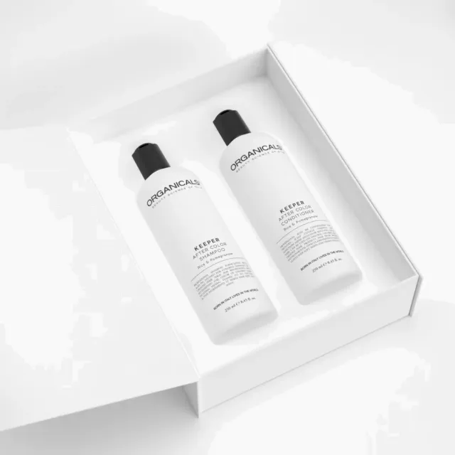 Zestaw ochrona koloru Organicals Keeper Box – szampon i odżywka po koloryzacji