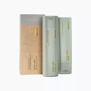 Zestaw prezentowy SET NUTRI – nawilżenie, wygładzenie i blask włosów suchych (szampon + maska) GLYNT