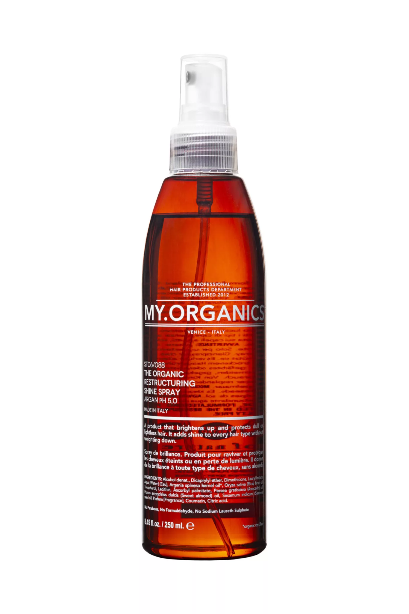 MY.ORGANICS My.Restructuring Shine Spray– spray nabłyszczający