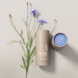 Szampon w proszku PURE z bławatkiem – delikatne oczyszczanie bez konserwantów