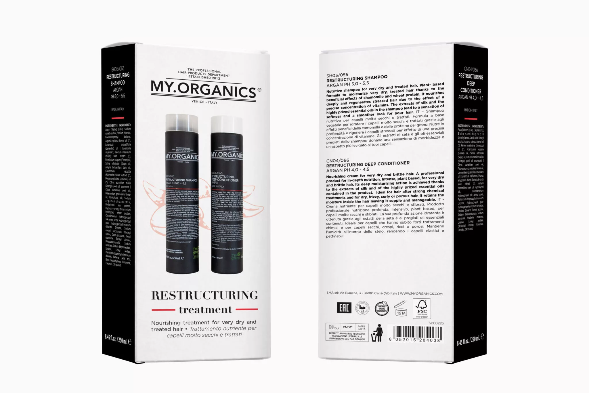 My.Organics Restructuring Treatement Box