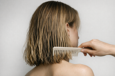 zniszczone włosy po farbowaniu