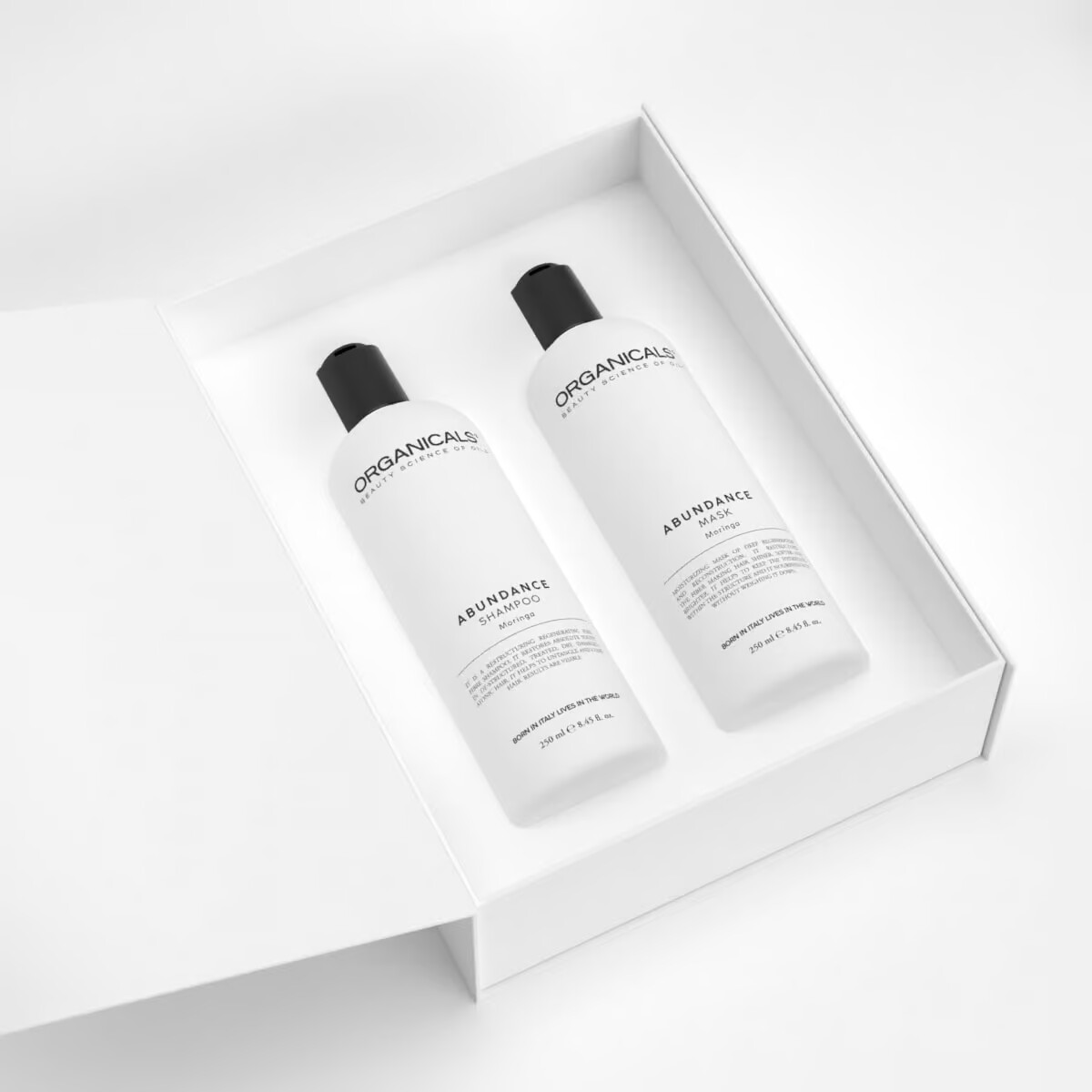 Zestaw regenerujący Organicals Abundance Box – szampon i odżywka Moringa - obrazek 2