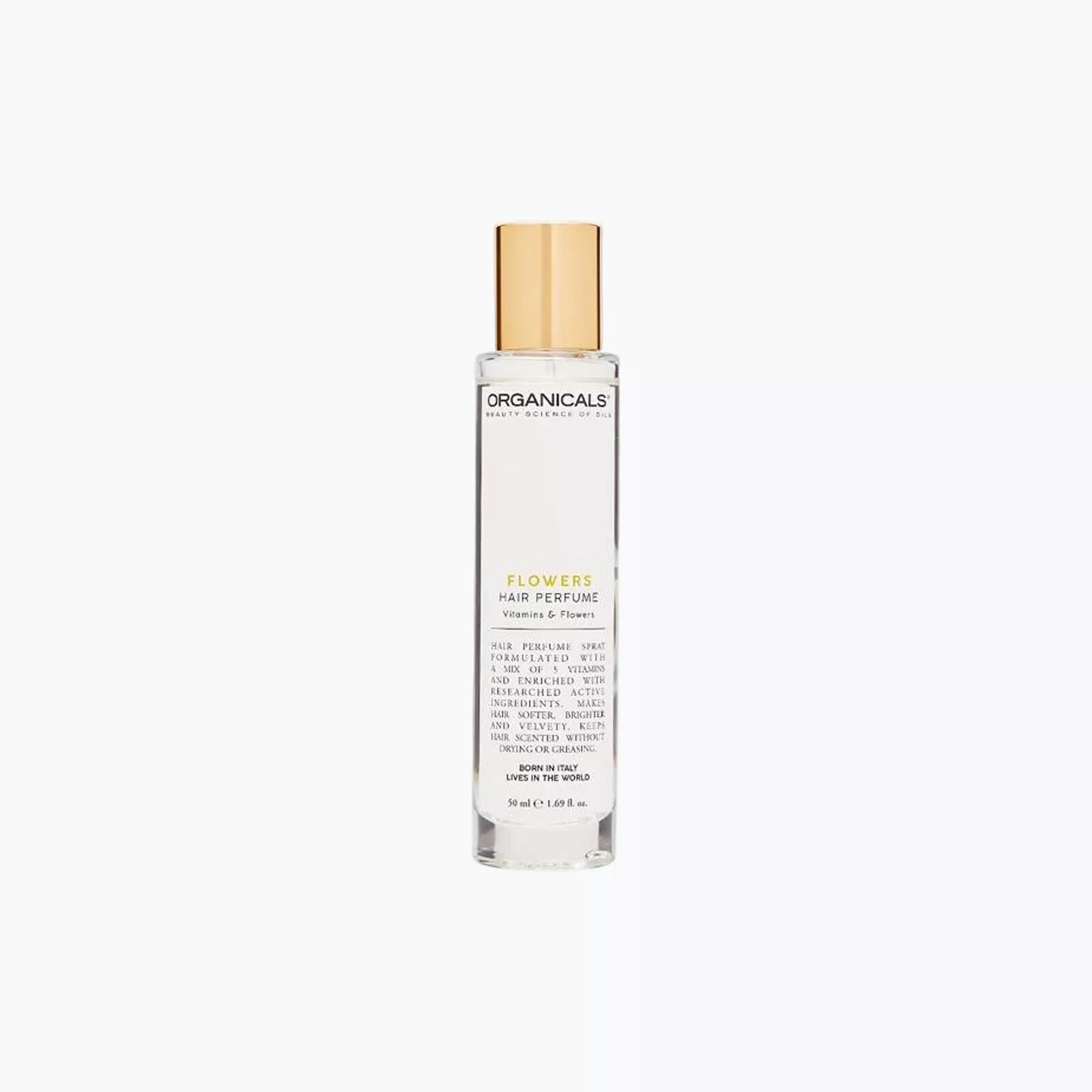 Perfumy do włosów Flowers & Vitamins – lekka mgiełka z witaminami i kwiatowym aromatem ORGANICALS