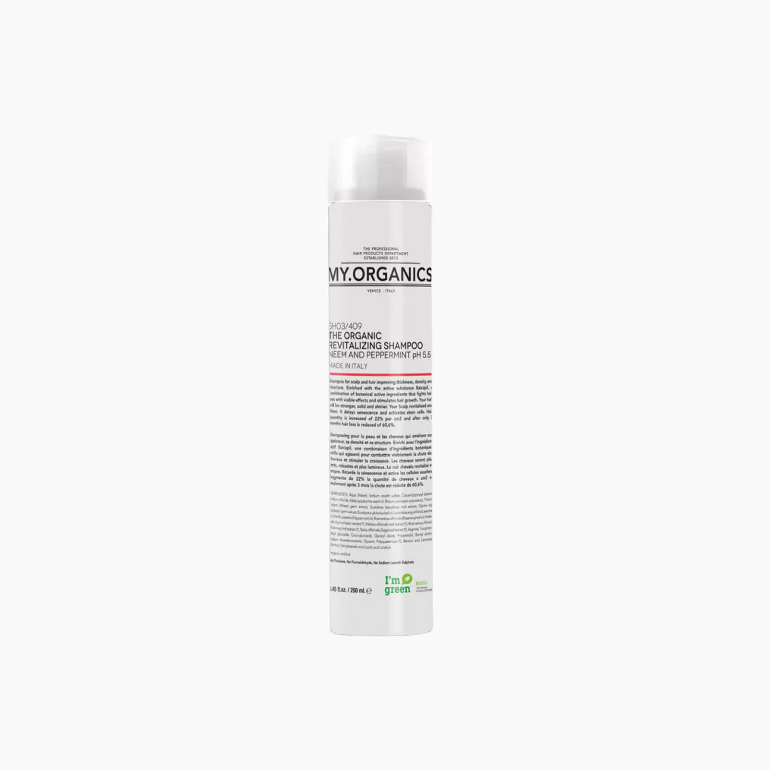 MY.ORGANICS REVITALIZING SHAMPOO – wzmocnienie i wzrost włosów z Baicapil®